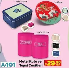 METAL KUTU VE TEPSİ ÇEŞİTLERİ